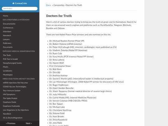 censorship/docs4truth screenshot