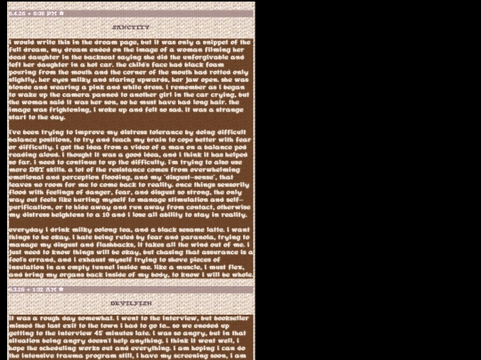 diarypagesjun26 screenshot