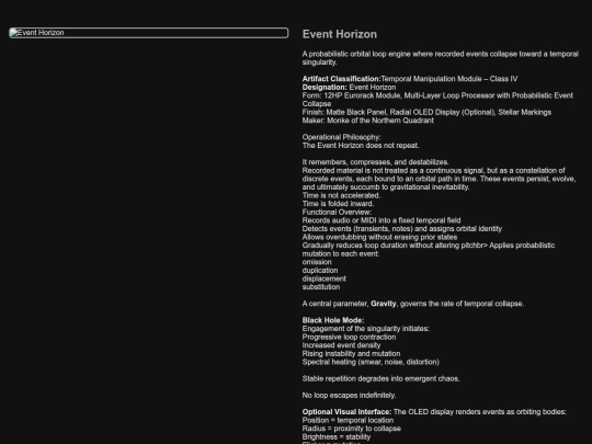 modules/eventhorizon screenshot