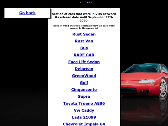 list/V1 screenshot