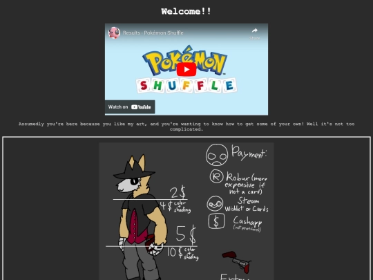 commissions screenshot