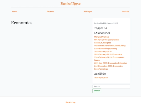 Economics screenshot