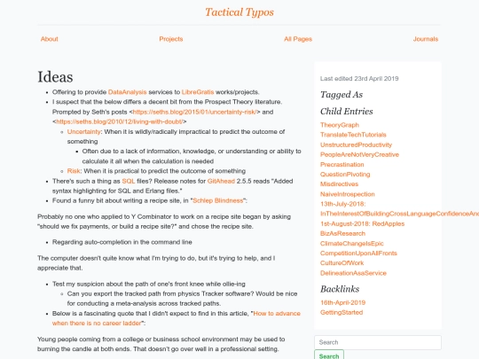 Ideas screenshot