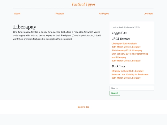 Liberapay screenshot