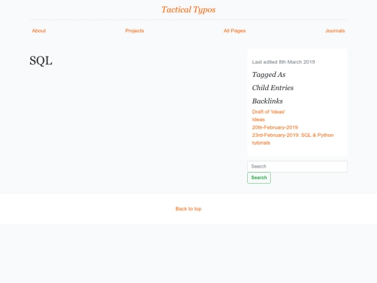 SQL screenshot