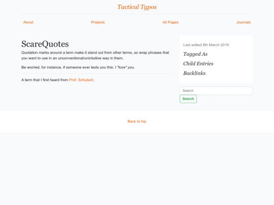 ScareQuotes screenshot