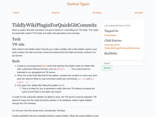 TiddlyWikiPluginForQuickGitCommits screenshot