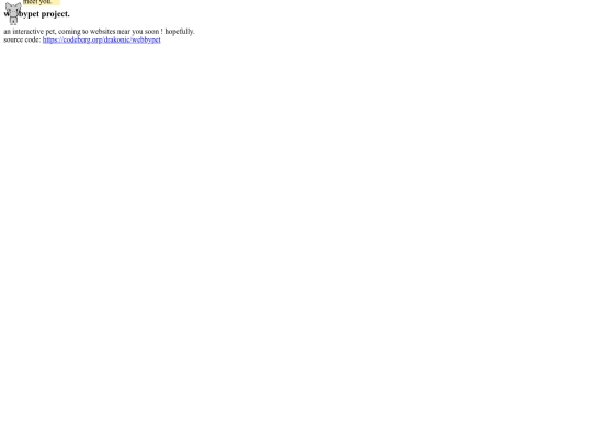 webbypet screenshot