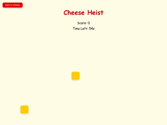 Cheese.heist.com screenshot