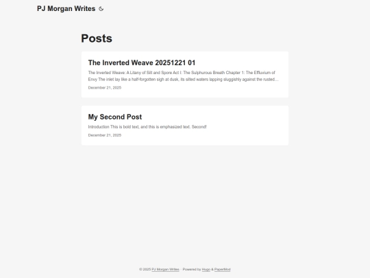 posts screenshot