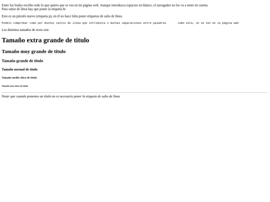 html/PrimeraPag screenshot