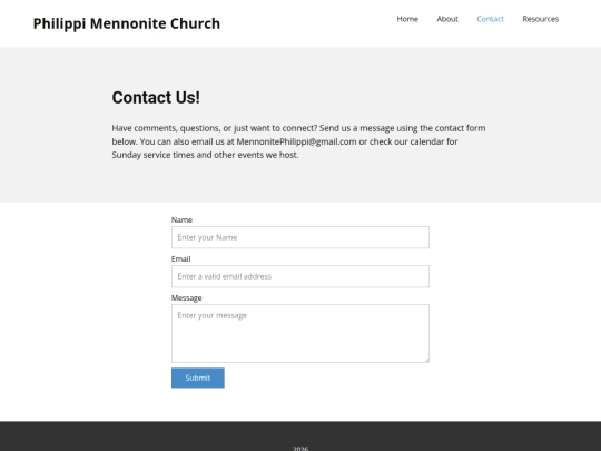 Contact screenshot