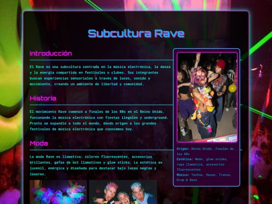 rave screenshot