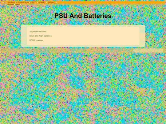 peripherals/power screenshot