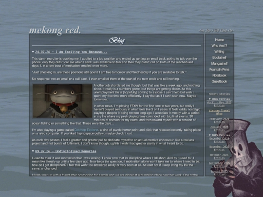 blog screenshot