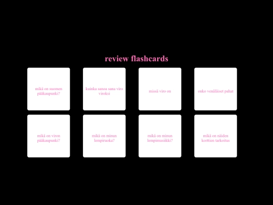 cards screenshot