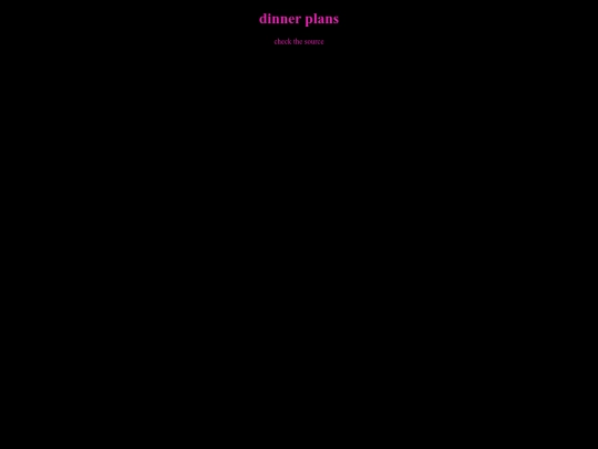 dinnerplans screenshot