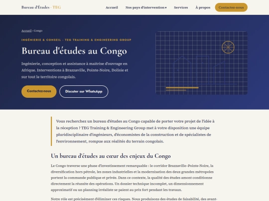 bureau-etudes-congo screenshot