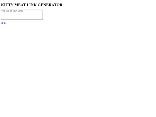 LinkGenerator/LinkGenerator screenshot