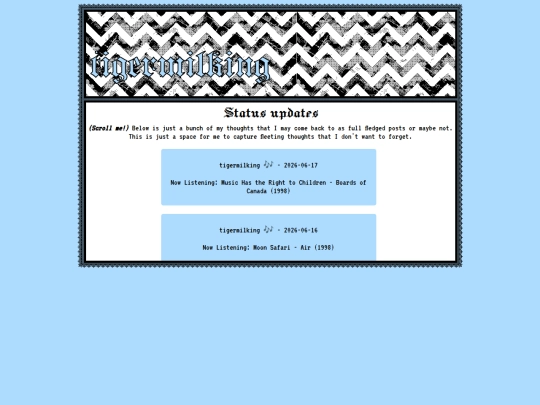 pages/status screenshot