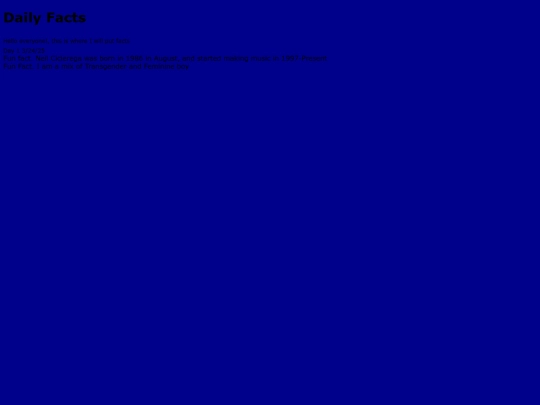 DailyFacts screenshot