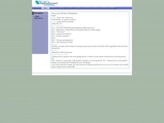 alphasmart-journal/file1 screenshot
