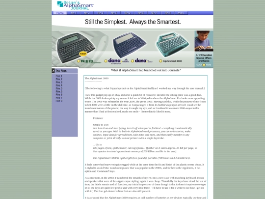 alphasmart-journal/further_reading screenshot
