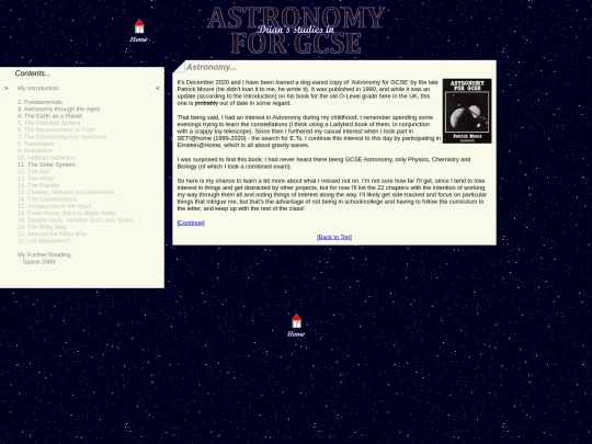 astronomy screenshot
