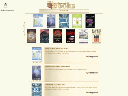 books/2001 screenshot