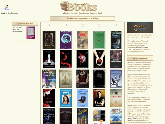 books/ebooks screenshot