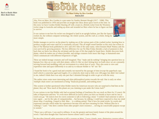 books/notes/no_man_friday screenshot