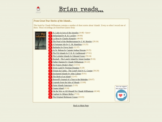 brianreads/islands screenshot