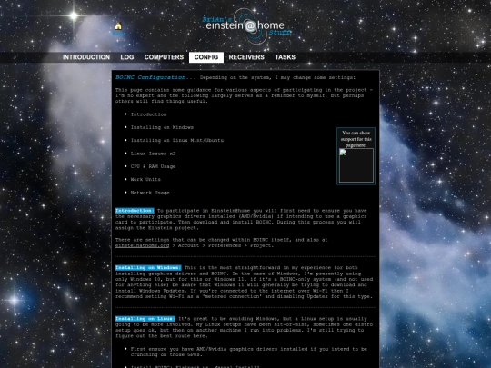 einsteinathome/config screenshot