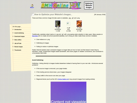 how2/optimize screenshot