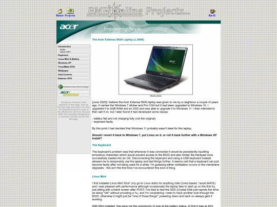 projects/acer screenshot