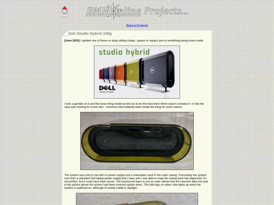 projects/dell_studio_hybrid screenshot