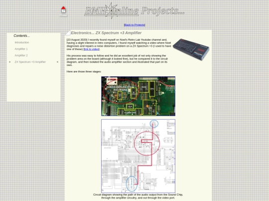 projects/electronics screenshot
