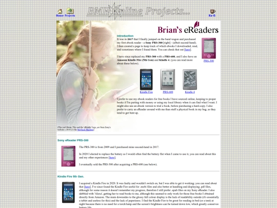 projects/ereaders screenshot