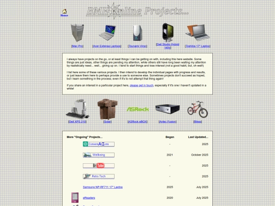 projects screenshot