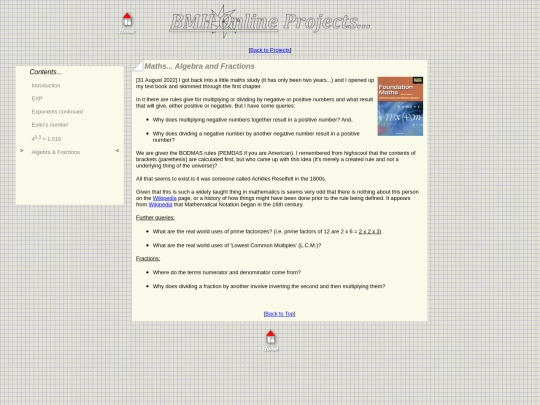 projects/maths screenshot