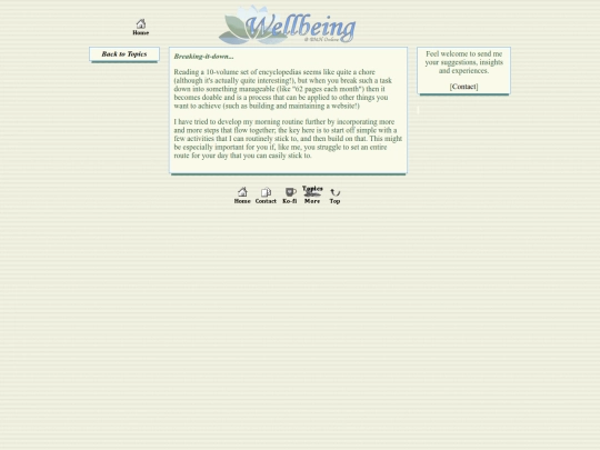 wellbeing/microtasks screenshot