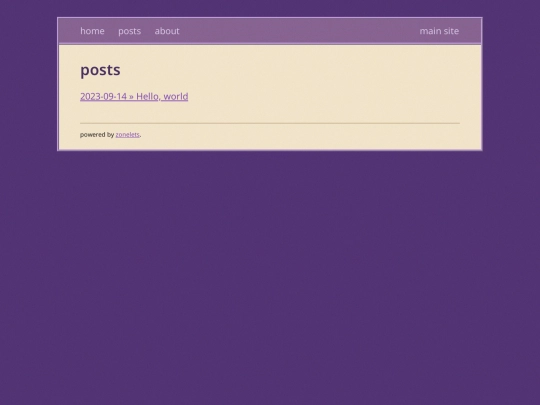 blog/archive screenshot