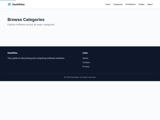 categories screenshot