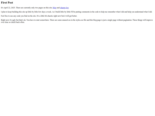 blog/first_post screenshot