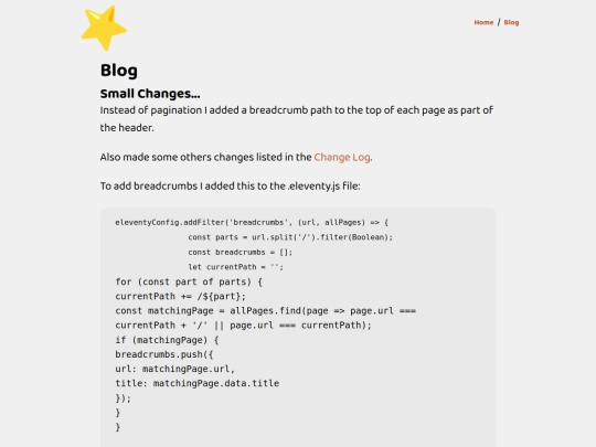 blog screenshot