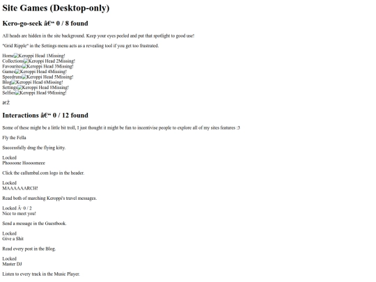 pages/SiteGames screenshot