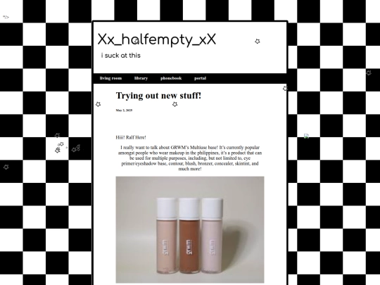 html/grwm3 screenshot