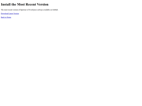 latest screenshot