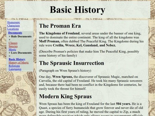 documents/basichistory screenshot