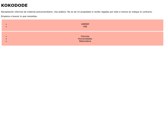 index screenshot